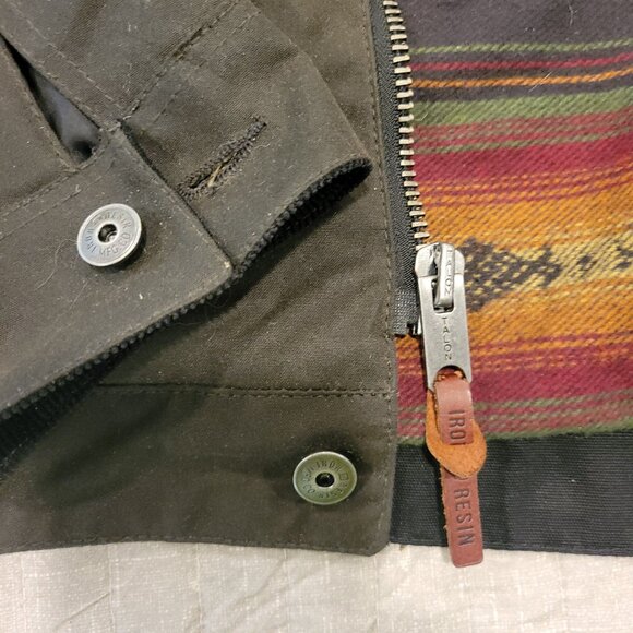 Iron and Resin, Scout Jacket - Halley Stevensons Waxed Canvas, Vintage Black - Picture 9 of 14